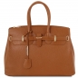 Preview: TL Bag Leder-Handtasche_TL141529-Cognac Preview: TL Bag Leder-Handtasche_TL141529-Cognac